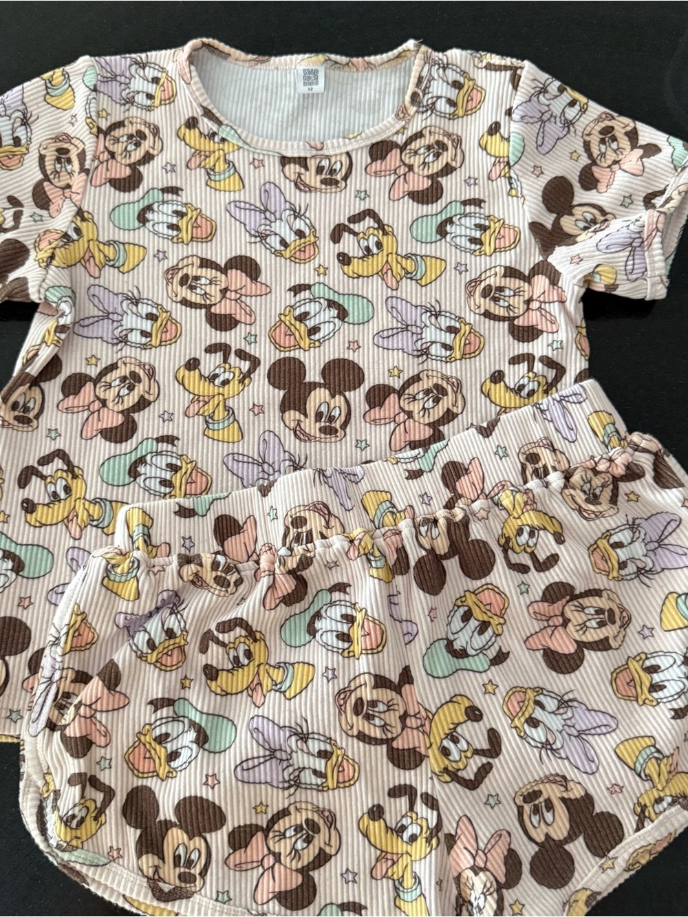 Wild Rich Kids Classic Disney Character Top and Short Set